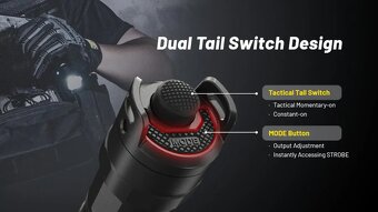 Taktická svítilna Nitecore P23i, TOP⭐ - 6