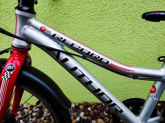 Značkové kolo Author Record 20" (stříbrná/červená) - 6