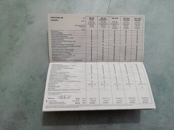 Volvo - ceník 1988 - doprava v ceně - 6