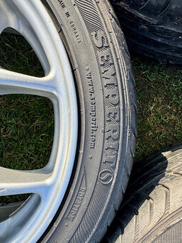 Alu disky 4 kusy 17" rozteč 5x112 + pneu pěkné - 6