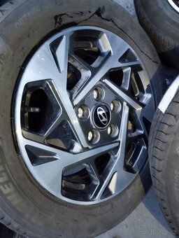 Originál ALU kola Hyundai i30 R16 + letní pneu - 6