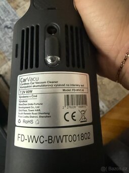 Akumulátorový vysavač CarVacu FD-WVC-B Černý Xiaomi - 6