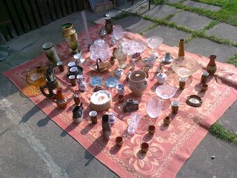 Broušené sklo + keramika - 6