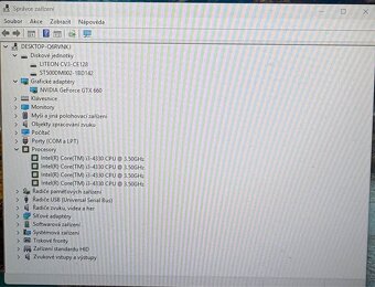 STARŠÍ HERNÍ PC/I3/NVIDIA GTX/SSD/HDD/W11 - 6