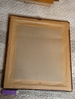 💣 Rám, starý, dřevěný, obraz - 6