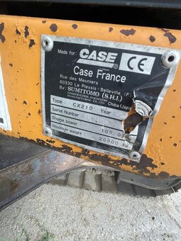 Pasovy otočný bagr CASE CX210 21t - 6