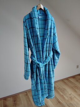 Modrý dámský župan velikost XL - XXL - 6