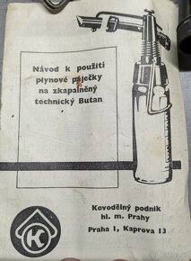 Plynová páječka na zkapalněný butan - 6