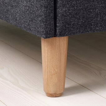 Čalouněná postel IKEA IDANÄS – tmavě šedá, s úlož. prostorem - 6