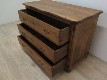 Originál stará komoda z masivu po renovaci - 6