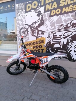 Pitbike Shark 125ccm 17x14 oranžová - 6