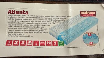 Matrace Dřevočál Atlanta - česká výroba - 6