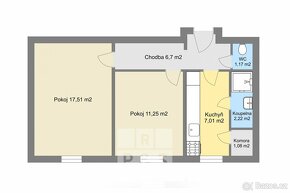Prodej byty 2+1, 47 m2 - Praha - Smíchov, ev.č. 00138 - 6