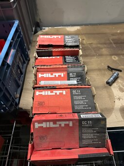 Hilti nastřelovací Hřebíky a plynový Katušky - 6