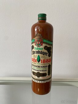 Starožitná kameninová lahev Echter Steinhager - 6