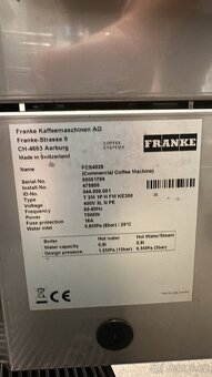 Franke FCS4028 plnoautomatický gastro kávovar, 3-zásobníkový - 6