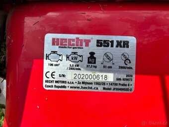 Benzínová sekačka s pojezdem - HECHT 551 XR 5 in1 - 6