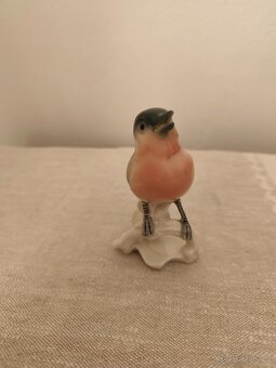 Ens Volkstedt vtáčik porcelánová soška - 6