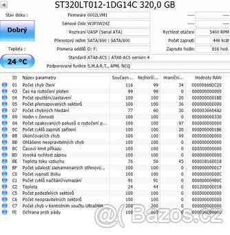 4x HDD 2,5"   WD,SEAGATE,HITACHI   SATA  SMART OK - 6