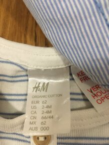 Kojenecké dětské oblečení v.62 - 6