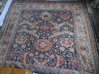 Ručně tkaný vlněný koberec - 6