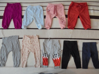 VELKÝ SET 44 KS DÍVČÍHO OBLEČENÍ VE VEL. 74 ZA SUPER CENU - 6