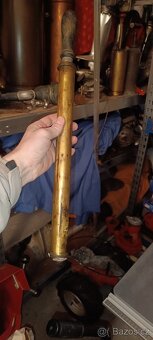 Stará pípa, džberovka, mosazná pumpa - 6