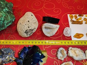 Minerály nerosty malachit achát ametyst - 6