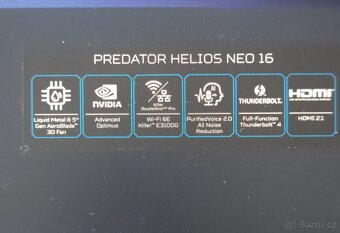 Acer Predator Helios Neo 16 – Herní monstrum s i9 a RTX 4060 - 6
