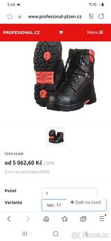 Protipořezové boty Prabos gore-tex - 6