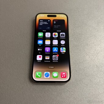 iPhone 14 Pro 128GB gold, jako nový, rok záruka - 6