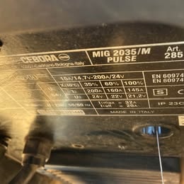 PULZNÍ svářečka Cebora pulse mig 2035/m art 285 - 6