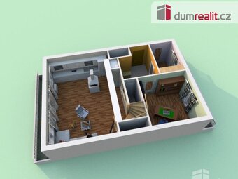 Světlý a prostorný mezonetový byt 4+kk, 125,44 m2 + terasy,  - 6
