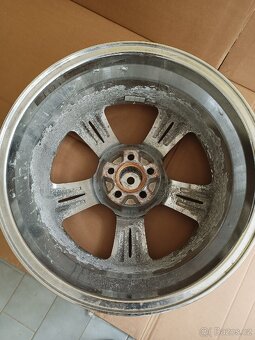 4x Alu kola 5x100 R18, ET 35 - 4ks chromy - 6