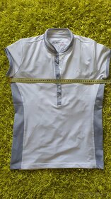 Alberto golfové tričko se stojáčkem - bílé - 6