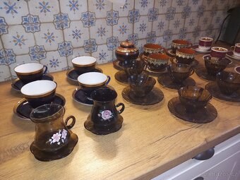 Retro čajový servis - mix druhů - 6