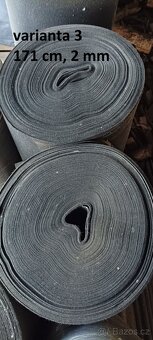 Zátěžový koberec - černý velur a jekor - 6