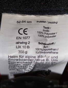 Dětská lyžařská helma Uvex 52-54cm - 6