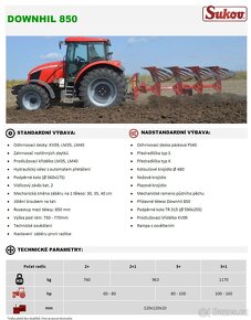 Prodám pluh Sukov Downhil 850 - 6