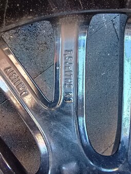 Litá kola Borbet 22545 R17 s letními pneu. Audi A3 - 6
