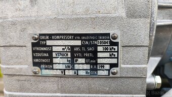 Kompresor Orlík PSK17//150 perfektní stav. - 6