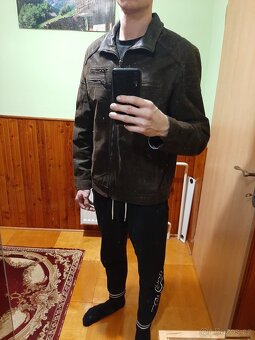 Pánská kožená bunda Angelo Litrico L - 6