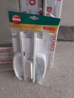 Plastové vchodové dveře 98x198x7cm(DxVxH)bílé-nové - 6