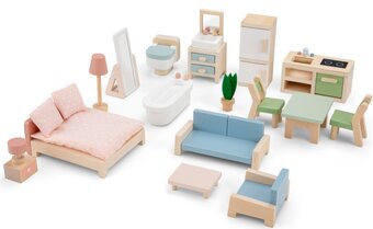 Dřevěný domeček pro panenky - 6