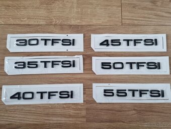 AUDI chromove znaky loga AUDI kruhy - 6