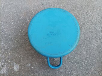 Smaltovaný modrý hrnec, průměr 20 cm, I. - 6