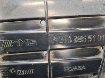 Mercedes S213 kombi AMG paket - difuzor zad. nárazníku lišta - 6