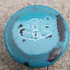 Smaltované modré nádobíčko pro panenky - 6