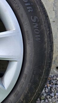 205/55/16, 4x Zimni gumy + plech disky + poklice - 6