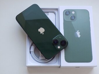 APPLE iPhone 13 mini 128GB Green - ZÁRUKA - TOP STAV - 6